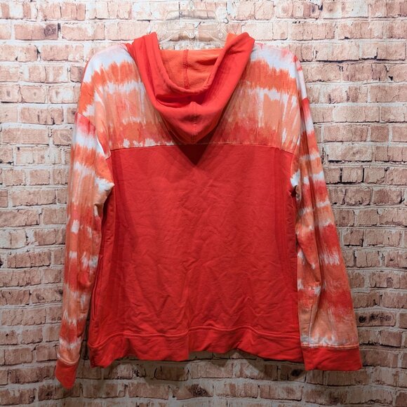 Weekends by Chico's Sweatshirt Hooded Size 2 Large - Picture 9 of 13